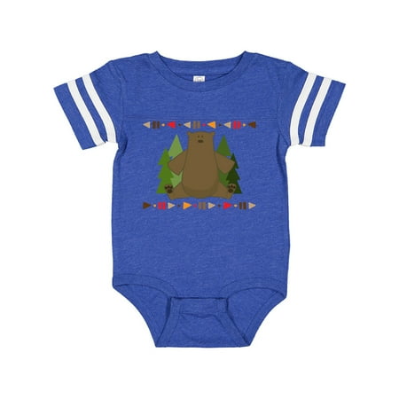 

Inktastic Tribal Bear Woodland Trees Gift Baby Boy or Baby Girl Bodysuit