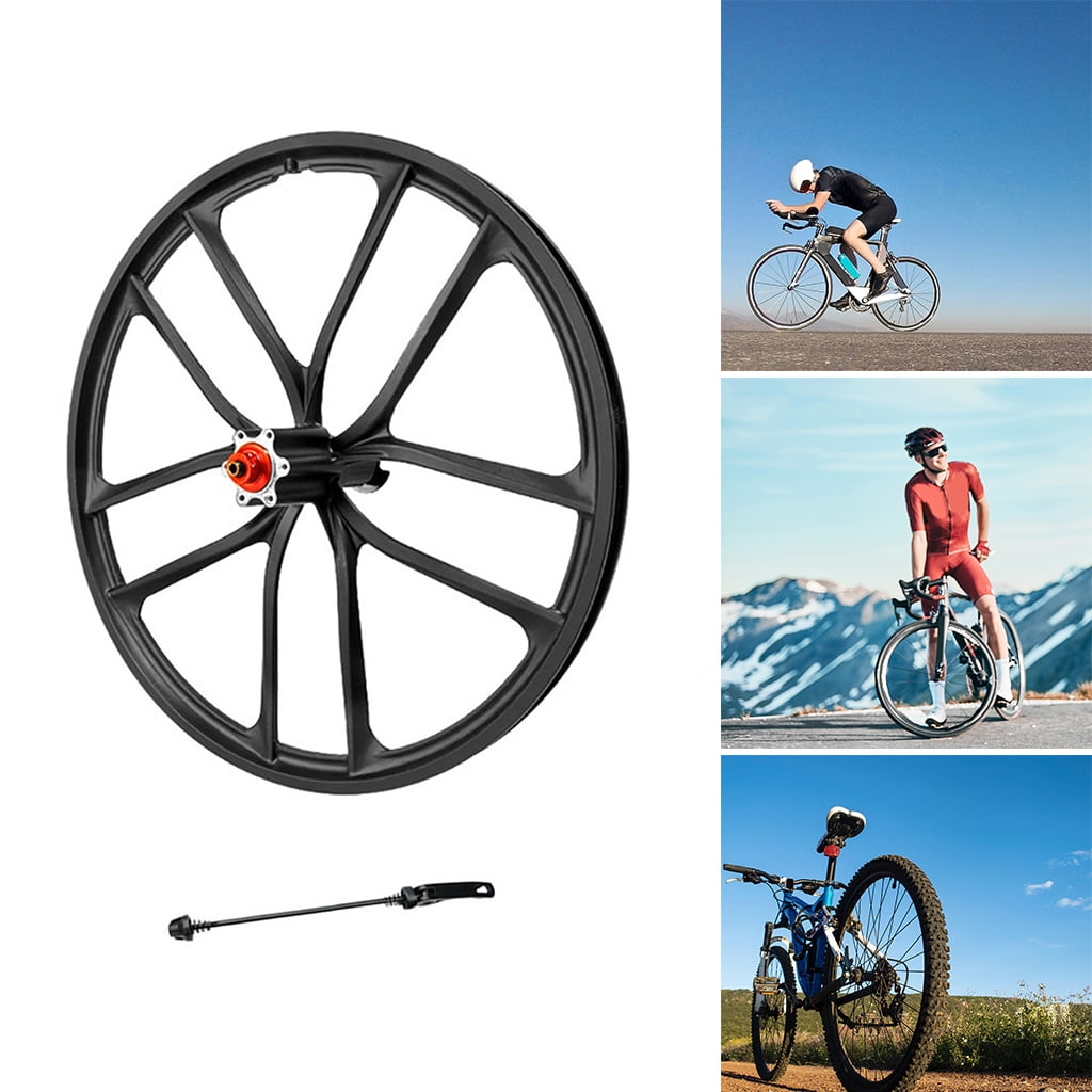 Solid 20 Folding Bike Wheelset 1.5 2.125 Disc Brake Wheel 6 Hole Hub Rear Walmart