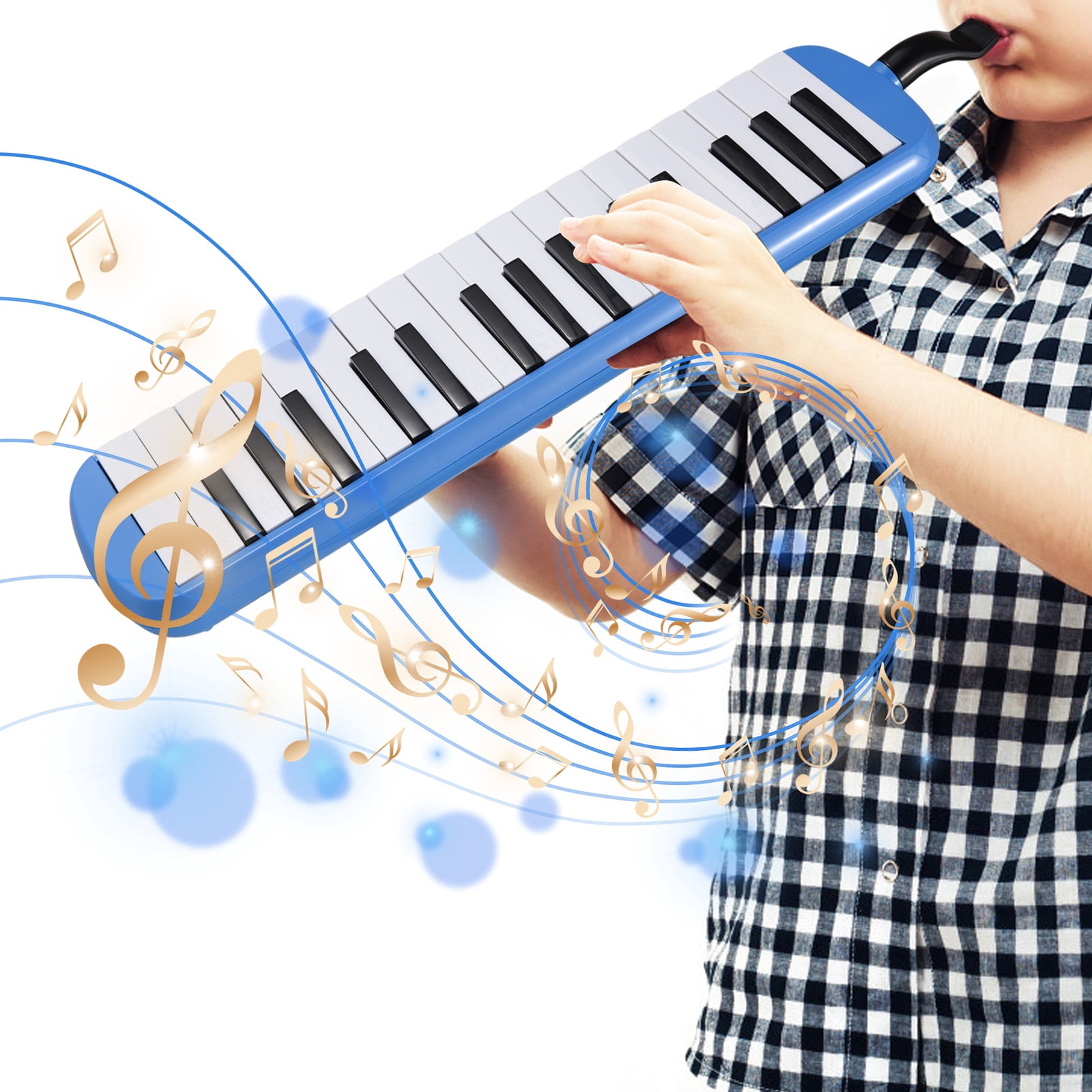 Melodica,Siuke Buzhi Air Piano With Nozzles Wind With Piano With