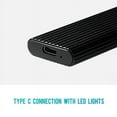 thumbnail image 3 of Carcasa para SSD M2, adaptador NVME M.2 a USB para NVME PCIE NGFF SATA M+B Key 2230/2242/2260/2280, protocolo dual (C), 3 of 8