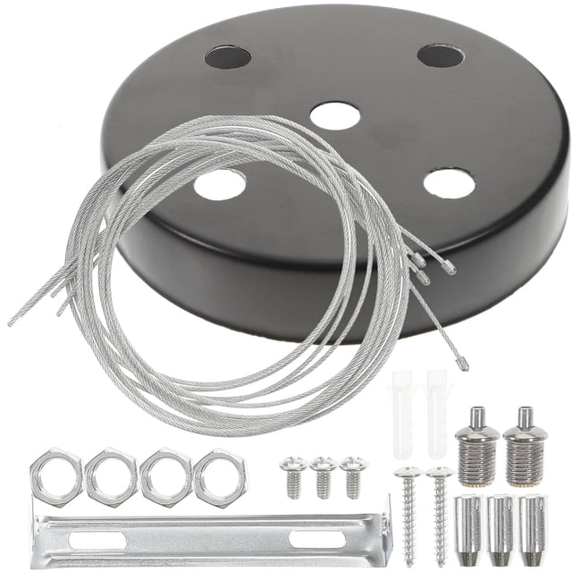 Hytrove 1Jgo Kit De Cubierta Para Instalación Segura De Lámparas Colgantes En Interiores