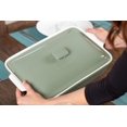 thumbnail image 4 of ROSSALLINI Stoneware Casserole Dish Bakeware Set with Lid, Covered Rectangular Dinnerware, Extra Large 4.23 Quart, 13 by 9 Inch, Verde Salvia [Sage Green], 4 of 6