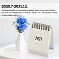 thumbnail image 2 of Maoww 2021 Mini Desktop Calendar Table English Yearly Montly Schedule Planner Agenda Organizer, White, 2 of 7