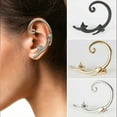 thumbnail image 5 of WINDLAND Ear Cuffs for Pierced Ears for Cat Earring Crawler Ear Climber Earring, 5 of 13
