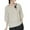 White, variant on Sevevn Women's Fashionable Retro Embroidered Round Neck Five Quarter Sleeved Short Sleeved Blouse Women Beach Fashion Yellow XXXXL
