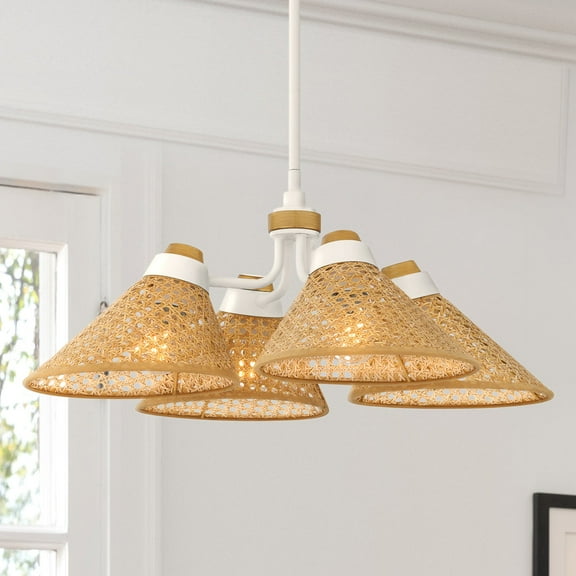 Luxury Bohemian Pendant, Matte White, UQL5720