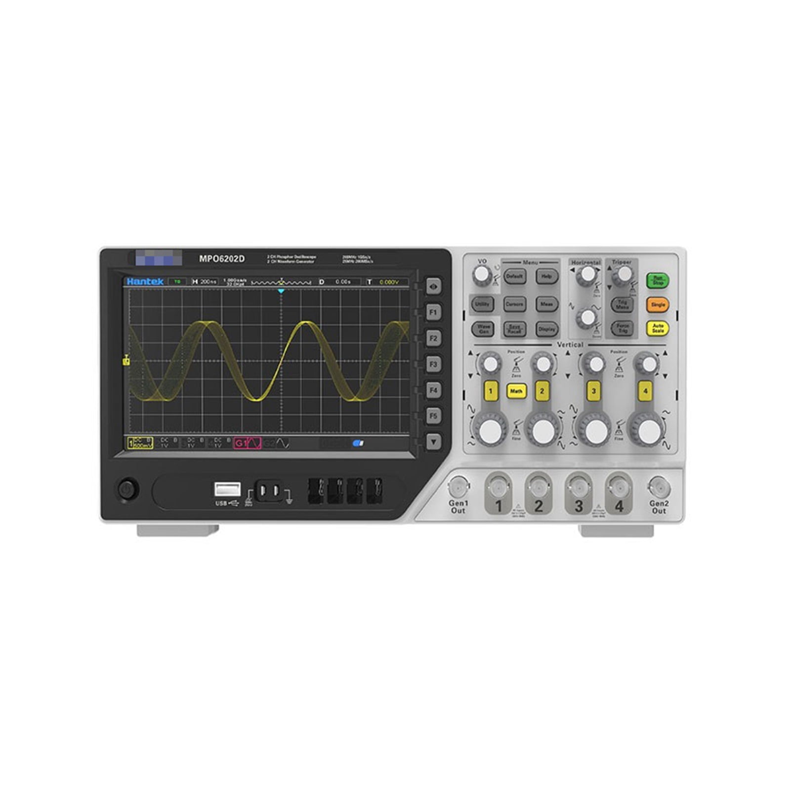 Oscilloscope Digital 2 Channels Portable Osciloscopio 100Mhz Bandwidth USB Oscilloscopes + 16 Channels Logic Analyzer