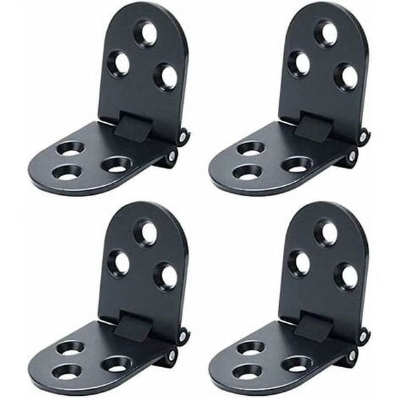 EcoNesxp 4pcs Black Zinc Alloy Folding Flap Hinge Door Flap Hinge Flip Hinge For Cabinet Hardware Accessories 1 inch 2 0 Flap Hinge Inch Pieces Black Zinc Alloy Folding Flap Hinge Door Flap Hinge Fli