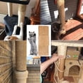 thumbnail image 1 of POINTERTECK Pet Activity Center- Scratching Post  Climbing Tower  Decorative Sisal Rope  Perfect for Cat Entertainment & Exercise | Nursing Supplies Sale Savings for Your Beloved Pet(Brow, 1 of 9