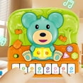 thumbnail image 4 of Loespoir Early Education Animals Music Electronic Piano, Puzzle Early Education Toys, Animal Sound Keyboard, For Musical Learning, Animal Recognition, Interactive Play(A), 4 of 7