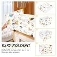 thumbnail image 4 of Graph Chart Mathematic Foldable Storage Bin with Lid and Handle Collapsible Storage Box 16.5 x 12.6 x 11.8 inches, 4 of 7