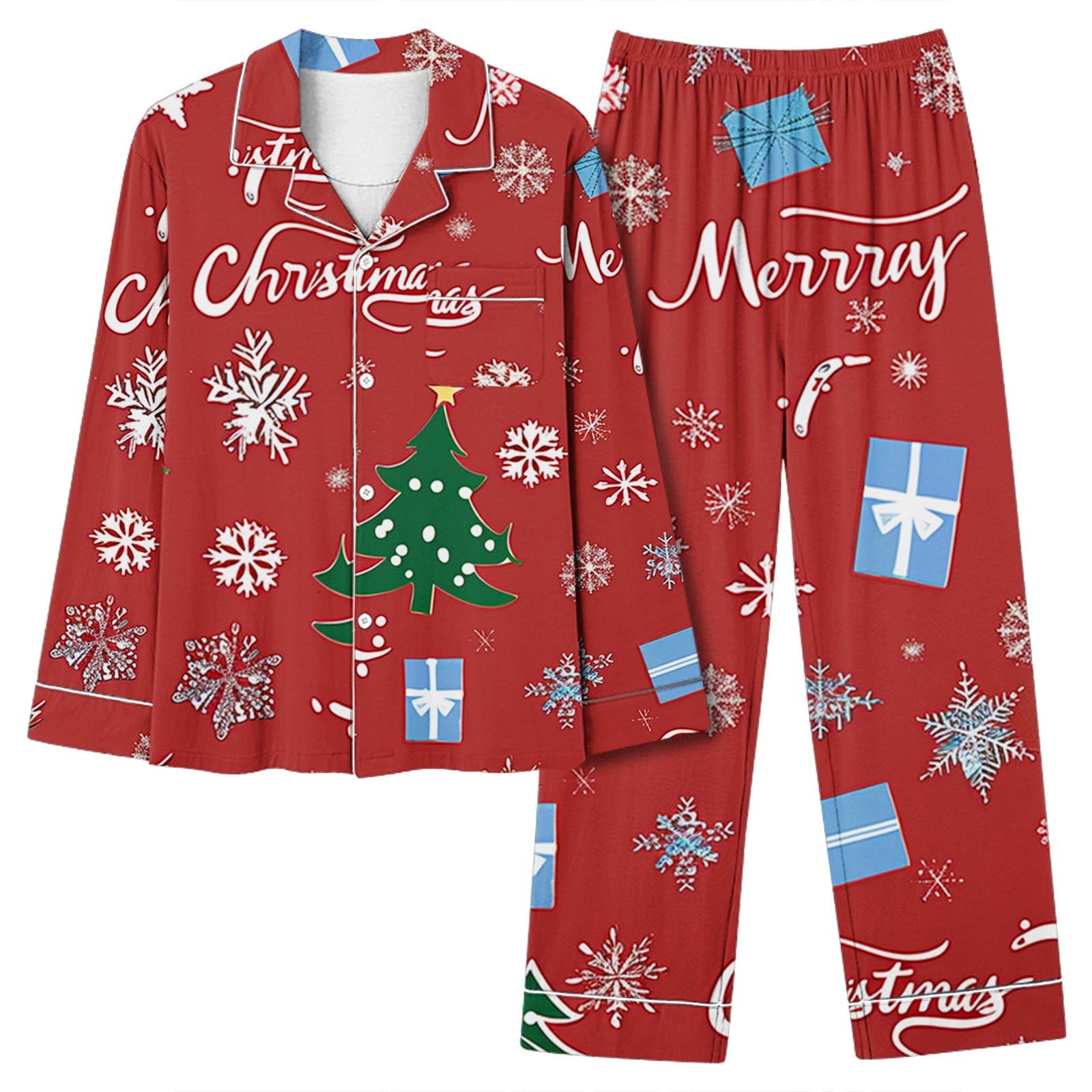Lorytime Womens Long Sleeve Pajama Sets Valentines Heart Letters