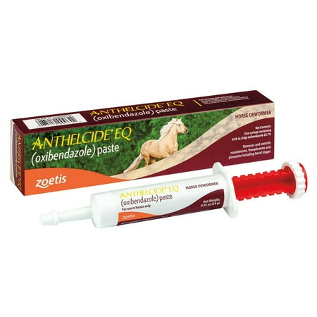 UPC: 0087219009642 | ZOETIS – LARGE ANIMAL ANTHELCIDE EQ PASTE ~ 24GM 10010462