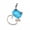 Blue Turquoise, variant on 1x Natural Crystal Bowknot Cat Pendant Chakra Quartz Gemstone Reiki Healing Gift-Howlite-1PC (Random Pick)