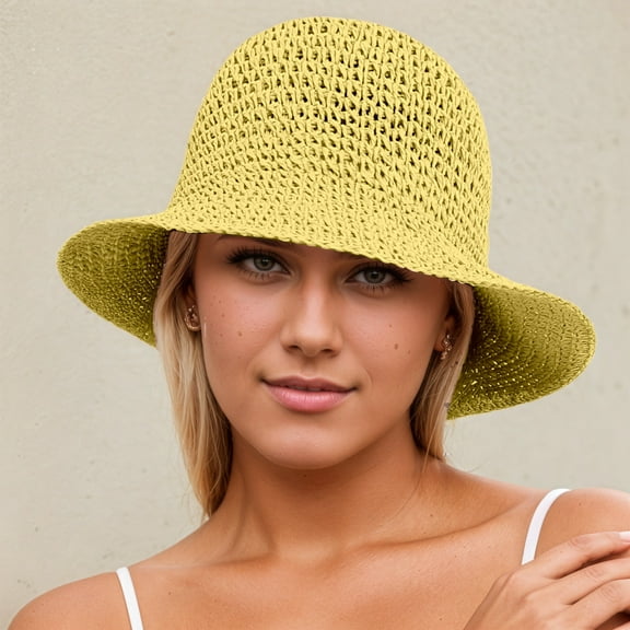 Summer Lightweight Breathable Sun Hats For Outdoor Activities Foldable Fisherman Hat For Casual Wear And Beach Semi Visor Floppy Hat Men Women Floppy Hats for Summer Hat for Women with Ponytail Hole