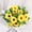 Yellow-YE Home Decor, variant on karymi Realistic Snowflake Sunflower Artificial Flower Bouquet Faux Floral Arrangement for Living Room Home Decor Long Lasting No Maintenance Vibrant Yellow Table Centerpiece Gift Ideas