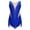 Royal Blue, variant on DPOIS Kids Girls Fringed Bodysuit Jazz Leotard Costume Tassel Dress White 10
