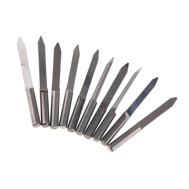 10pcs Hecho a Mano de Herramienta de Cincel de Arte Talla Cuchillo Accesorios Soledad Cortador de tallado