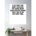 thumbnail image 2 of Try Doing What Your Dialysis Nurse Poster Wall Art, Modern Wall Decor, 16x24 UNFRAMED, 2 of 3