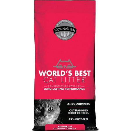 World's Best Cat Litter Extra Strength 28 lbs, For Pet Type(s): Cats By Worlds (Best Vacuum For Cat Litter)