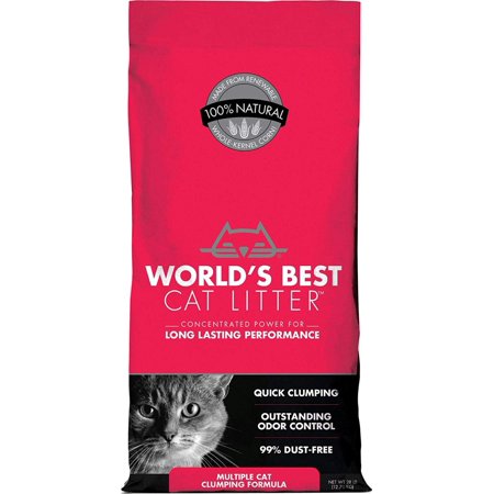 World's Best Cat Litter Extra Strength 28 lbs, For Pet Type(s): Cats By Worlds (Best Cat Litter For Sphynx)