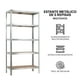 thumbnail image 2 of Set de 2  Estantes Metálicos Organizador Anaquel Mueble 5 Niveles, 2 of 7