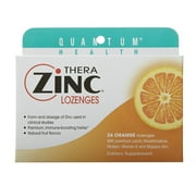 Quantum Health Thera Zinc Lozenges, Orange, 24 Ct