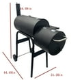 thumbnail image 2 of 30" Charcoal Grill Equipped with Offset Printed Smoking Box Outdoor Patio, 2 of 10