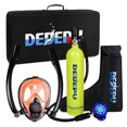 thumbnail image 1 of Graflsoa S5000plus Advanced Diving Set - Green Edition with 1L Air Tank, Anti-Fog Mask, and Adjustable Headband for Underwater Exploration, 1 of 7