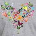 thumbnail image 3 of CafePress - Heart Of Butterflies Men's Classic T Shirt - Fitted T-Shirt, Vintage Fit Soft Cotton Tee, 3 of 4