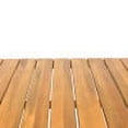 thumbnail image 3 of GDF Studio Arath Outdoor Modern Industrial Acacia Wood 5 Piece Bar Set, Teak and Black, 3 of 5
