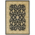 thumbnail image 1 of Unique Loom Edinburgh French Floral Design Rug 7' x 10' Rectangle Black/Beige, 1 of 2
