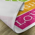 thumbnail image 5 of Ambesonne Live Laugh Love Place Mats Set of 4, Vibrant Joyous, Standard Size, Multicolor, 5 of 6