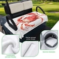 thumbnail image 5 of Golf Cart Seat Covers for 2 Seater,Watercolor Crabs Microfiber Cart Seat Towel Blanket,Ocean Modern Minimalist Animals Printed Absorbent NonSlip Bench Seats Protector for Golf Course 51"x31", 5 of 9