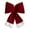 L, variant on 13.8"x 11" Red Velvet Christmas Bows, Large Decorative Velvet Bows for Wreath, Garland, Tree Decor, Holiday Party Decoration, Bow