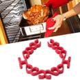thumbnail image 1 of Support de Rôtissage de Dinde Flexible et Pliable, Support de Viande Rouge, pour Restaurant Maison (Rouge), 1 of 5