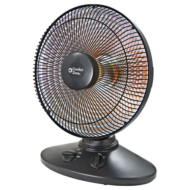 Comfort Zone 700/1000Watt Oscillating Parabolic Dish Radiant Electric