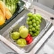 thumbnail image 5 of de retráctil , cesta de extensible para el hogar para escurrir Pasta, verduras, platos, frutas, suministros Sunnimix Fregadero Colador Colador, 5 of 8