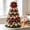 Multicolor B, variant on Quilted Christmas Tree Tabletop Decor 12 Inch Hand Stitched Fabric Xmas Ornament Vintage Patchwork Desktop Decoration for Home Party Holiday Display
