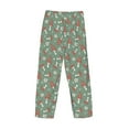 thumbnail image 5 of Xecao Retro Hippie Groovy Mushroom Men's Straight Lounge Pajama Pants: The Ultimate in Comfortable Sleepwear, 5 of 9