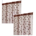 thumbnail image 1 of Leojiow 2Pcs Rose Thread Door Curtain 2024 New 39X79 Inch String Curtain With Roses Room Divider Decoration Easy To Use And Door Frame Tassel Rose Thread Door Curtain For Door Home Dec One Size I, 1 of 6