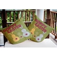 thumbnail image 3 of 18" x 18" Simply Daisy Hoppy Easter Indoor/Outdoor Pillow, Apple Green Qty 1, 3 of 6