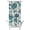 White-261, variant on Exotic Palm Tree Boho Shower Curtain, Waterproof Fabric with Hawaiian Paradise and Safari Jungle Island Prints, Machine Washable, Includes 6 Hooks