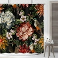 thumbnail image 2 of UOWRPOZ Boho Floral Polyester Shower Curtain, 72" x 72" Waterproof, 2 of 6