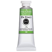 Da Vinci Artists' Oil Color - Phthalo Yellow Green, 37 ml Tube