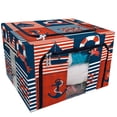 thumbnail image 1 of EREHome nautical template Storage Bag Clear Window Storage Bins Boxes Large Capacity Foldable Stackable Organizer With Steel Metal Frame For Bedding,Clothes,Closets, Bedrooms, 1 of 3