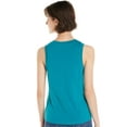 thumbnail image 3 of Time and Tru Women's Twist Front Sleeveless Top, Sizes XS-XXXL, 3 of 5