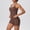 🔥 Coffee, variant on Gifts Dianli Women's Yoga Fashion Solid Color Sports Outfit, High Waist Shorts and Top, Outdoor Athletic Set, Comfortable Two Piece Activewear, Modern Summer Fitness Suit Pink M