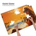 thumbnail image 4 of 1000 PCS Sunset Beach Vacation Puzzles For Adults 1000 Pieces,Stunningly Vibrant Colors,Challenging Brain Exercise,Unique Artwork For Adults,Wooden Jigsaw,Home Wall Decor, 4 of 6