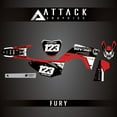 thumbnail image 2 of Attack Graphics Custom Fury Complete Bike Graphics Kit for Honda CRF250RX 2021, 2 of 3